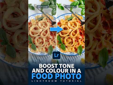 Boost tone and color in food photography