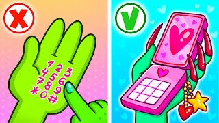 MY NEW BARBIE PHONE || Parents vs Kids || Awkward Girls Problems by Avocado Couple