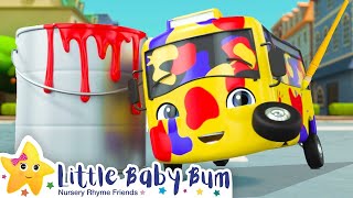 Learn Colors Song - Go Buster the Yellow Bus | Nursery Rhymes & Cartoons | LBB Kids