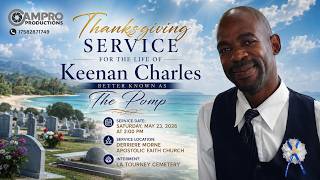 Thanksgiving service for the life of Keenan Charles