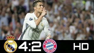 Real Madrid vs Bayern Munich:4-2;Full Highlights Champions League leg2 HD(19/4/2017)