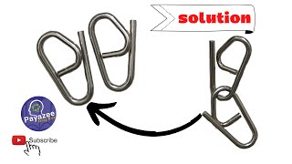 G shape Metal wire Puzzle Solution | 16 of 16
