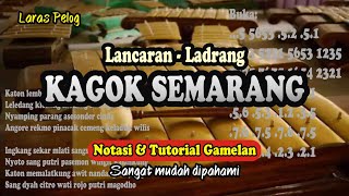 Ladrang KAGOK SEMARANG - Notasi \u0026 Tutorial Gamelan