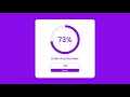 How To Make Circular Progress Bar Using HTML CSS JavaScript | Neomorphism Progress Bar