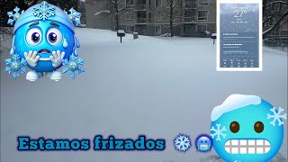 MIREN COMO AMANECIMOS ❄️🥶