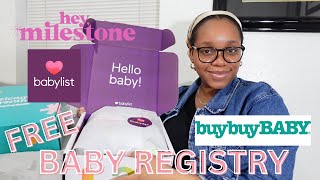 FREE BABY REGISTRY WELCOME BOX 2023 | is it worth $10? #babyregistry