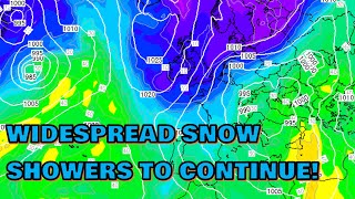 Widespread Snow Showers To Continue! 31st March 2022