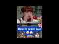 Scared EXO on #amazingsaturday🤪🤣 #shorts #EXO #xiumin #baekhyun #chanyeol