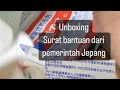 Unboxing surat bantuan dari pemerintah. 2024 #japan #subscribe #dijepang #japanese