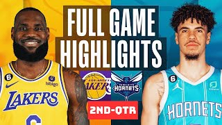 Los Angeles Lakers vs. Charlotte Hornets Highlights 2nd-QTR HD | December 28, 2023 | NBA Season