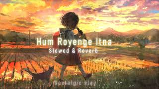 Hum Royenge Itna  ||  Slowed & Reverb lofi  || Nostalgic slay