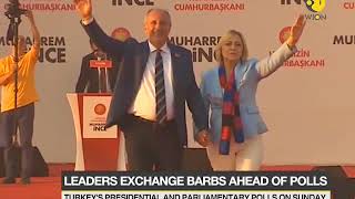 Turkey's presidential poll: Leaders exchange barbs ahead of polls on Sunday