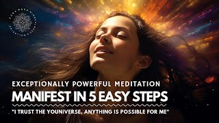 Manifest Anything In 5 Steps, 🧲  Exceptionally Power Guided Meditation ⚡️