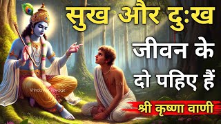सुख-दुख एक ही सिक्के के दो पहलू हैं । Krishna Best Motivation Speech । Geeta Saar