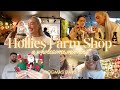 a christmassy morning at Hollies Farm Shop 🫶🏼 | tree decoration shopping & food haul | VLOGMAS DAY 3