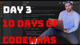 JavaScript Code Wars Challenge Day3 ⚔️ -Round 1 ⚔️
