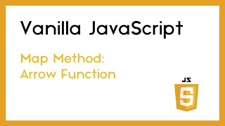 Map method Using Arrow Function (Vanilla Javascript Coding) Example 1
