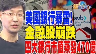 【精華】美國銀行暴雷！金融股崩跌 四大銀行市值蒸發470億 #林友銘  @tvbsmoney 20230310