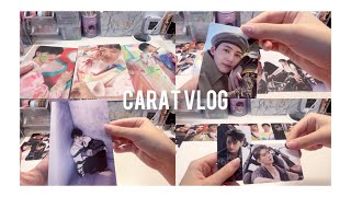 [caratvlog]交換したトレカと追加したアルバム開封🤍/作業動画/unboxing/SEVENTEEN/ハニジュンペン/캐럿 브이로그