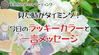 見た時がタイミング！ラッキーカラーと一言メッセージ✨