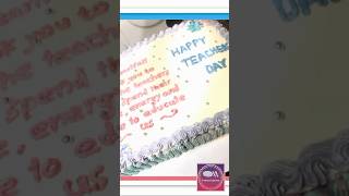 😊Teachers day cake decoration  | Butter cake decorations #cakedecorating #cake #viralvideo #recipe