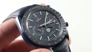Omega Speedmaster Moonwatch "Blue Side Of The Moon" 304.93.44.52.03.001 Luxury Watch Review