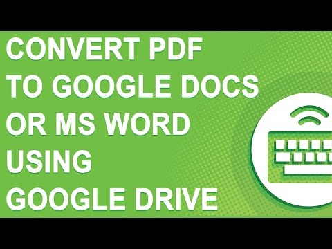 Convert PDF to Google Docs or MS Word using NEW Google Drive (NO YOUTUBE ADS) Convert PDF to Google Docs or MS Word using NEW Google Drive (NO YOUTUBE ADS)