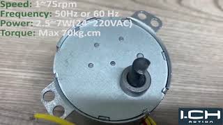 I.CH - 49MM 220V-240V AC Synchronous Motor