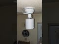 1 bladed ceiling fan with light bulb falling out 💀💀 #funny #ceilingfan #shorts #video