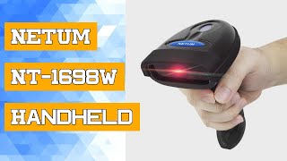 NETUM NT-1698W Handheld Wirelress Barcode Scanner AND NT-1228BL Bluetooth 1D/2D QR Bar Code Reader P