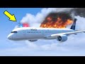 Police Airplane Caught Fire Mid Air In GTA 5 (Police Aeroplane Crash)