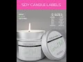 Luxury Product Label Template DIY | Printable Candle Labels Template