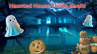 Spooky ABCD Haunted House Song! 🎃Sing Along Alphabet Toddlers Song | 👻Halloween Fun with ABCD Song💃