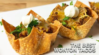 Taco Wonton Cups: The Perfect Fusion Appetizer Recipe!