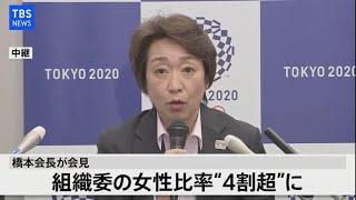 【LIVE】橋本会長が会見、組織委の女性比率“４割超”に(2021年3月3日)