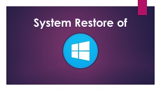 Protect Windows 10 by using System Restore