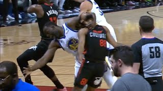 Draymond Green grabs Patty Mills by the neck and doesn't get a flagrant 😳