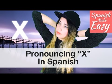 What is X in the Spanish alphabet?