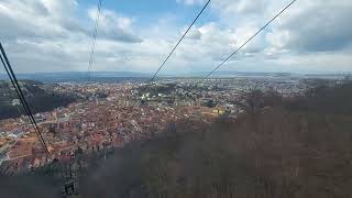 Coborâre cu telecabina de pe Tâmpa/ Brașov