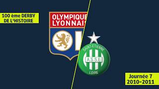 Résumé Olympique Lyonnais - AS Saint-Etienne (0-1) OL/ASSE - 2010/2011 - Ligue 1 Legends