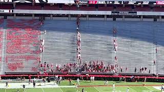 Here come the UGA students!