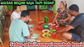 Makan Bersama Di Rumah Bik Tengah ..Suami Suka Lauknya