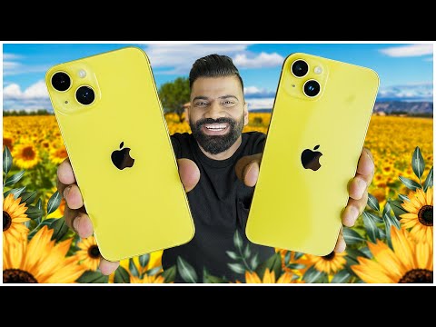 Yellow iPhone 14 & 14 Plus Unboxing & First Look - A Fresh Take🔥🔥🔥