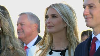 Ivanka Trump Fights Back Tears Watching Her Dad Leave