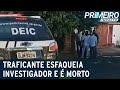 Traficante e pitbull são baleados após criminoso esfaquear investigador |Primeiro Impacto (26/05/23)