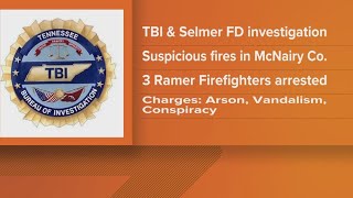 Three Ramer firefighters arrested after arson investigation