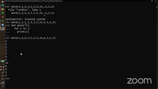 Open Session Summary (Week 6)- Python