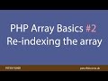 PHP Array: How to reindex the array