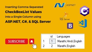 Inserting CheckBoxList Values into a Single Column Comma-Separated using ASP.NET, C# and SQL Server