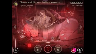 [Cytus 2] Vanessa Ayatsugu_Revolved “Chaos and Abyss -3rd Movement-“ Hard MILLION TP 99.38%